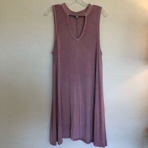 Dusty Rose American Eagle Cutout Dress
